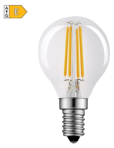 Diolamp LED Filament Mini Globe žiarovka číra G45 6W/230V/E14/4000K/770Lm/360°