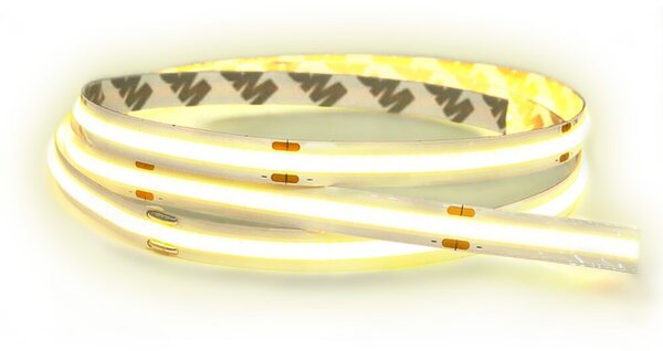 SOLIGHT LED COB svetelný pás 5m, 10W/m, 1000lm/m, CR>90, IP44, teplá biela