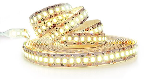 SOLIGHT LED svetelný pás 5m, 198LED/m, 16W/m, 1500lm/m, IP20, teplá biela