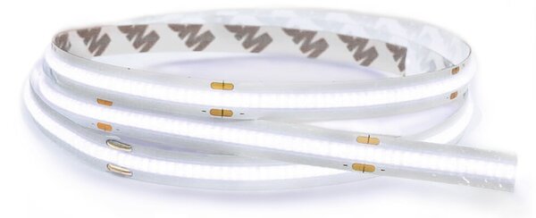 SOLIGHT LED COB stmievateľný svetelný pás 5m, 10W/m, 1000lm/m, CR>90, IP44, studená biela