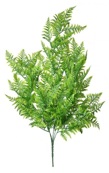 Zelená umelá previsnutá rastlina papradie - 80cm - Clayre & Eef