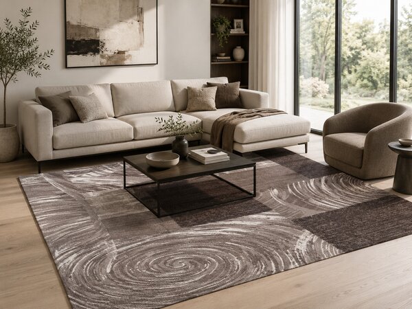 Ayyildiz, Kusový koberec Parma 9220 brown, 80x150, hnedá, chodba / predsieň