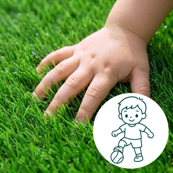 Trade Concept, Umelá tráva Pure Green, vyrezať kruh, šíře 2m,4m, zelená