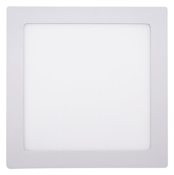 SOLIGHT LED mini panel CCT, prisadený, 18W, 1530lm, 3000K, 4000K, 6000K, štvorcový biely
