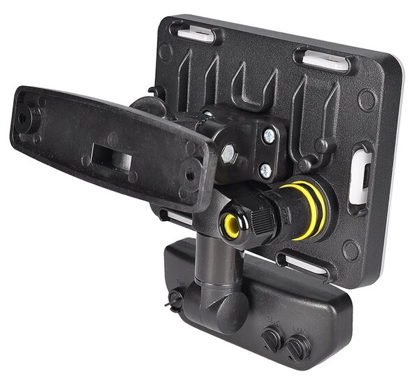 SOLIGHT LED reflektor Quick so senzorom, 10W, 850lm, 4000K, IP44, čierny