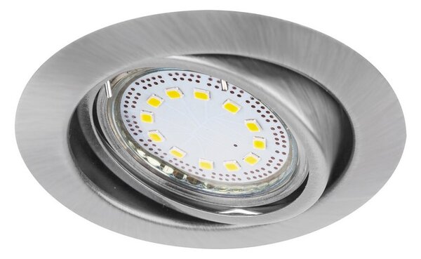 Rabalux LED zápustné bodové svietidlo Lite 3x3W | 240lm | 3000K - set 3 ks, saténový chróm, 1166