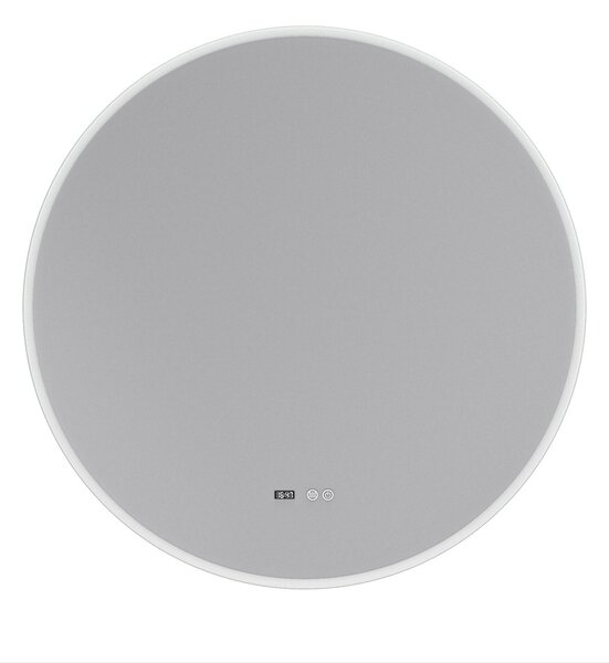 Erga Deam, okrúhle LED zrkadlo 120cm, 3 farby svetla, predné osvetlenie, vyhrievacia podložka proti zapareniu, ERG-V01-Deam-1212-CL
