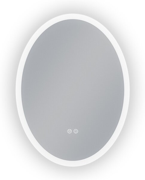 Erga Paola, oválne LED zrkadlo 60x80cm, 2070 lm, 3 farby svetla, predné a zadné osvetlenie, ERG-V01-302-6080-00