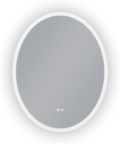 Erga Paola, oválne LED zrkadlo 80x100cm (100x80), 2645 lm, 3 farby svetla, predné a zadné osvetlenie, ERG-V01-302-1080-00
