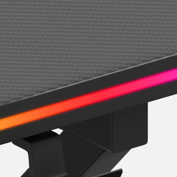 Herný stôl Hero 1.7 RGB čierny