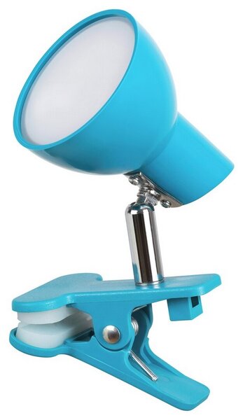 Rabalux NOAH LED lampička s klipom 5W | 360lm | 3000K - modrá