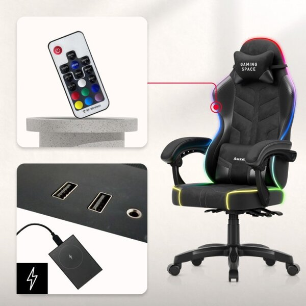 Herná stolička Force 2.7 RGB Black