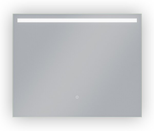 Erga Scarlet, obdĺžnikové LED zrkadlo 100x80cm, 690 lm, 3 farby svetla, predné osvetlenie, ERG-V01-128-1080-00