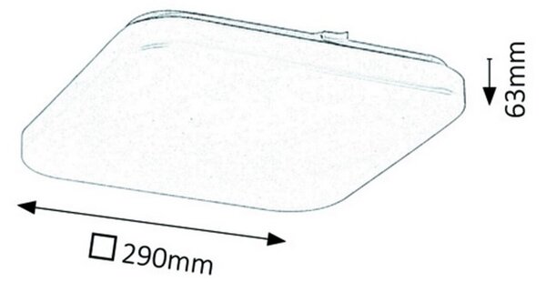 Rabalux LED stropné svietidlo Rob 1x20W | 1400lm | 3000K