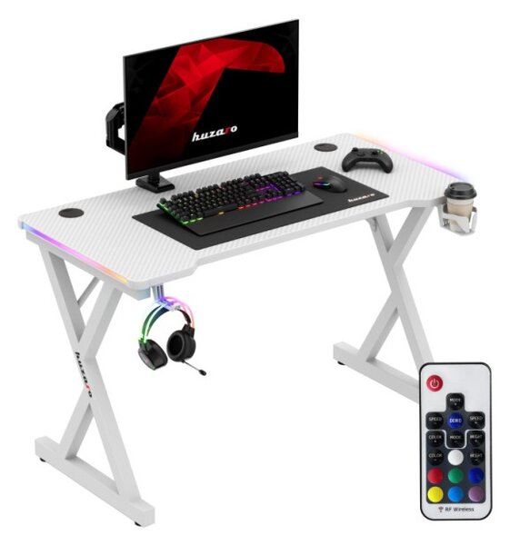 Herný stôl Hero 2.3 RGB biely