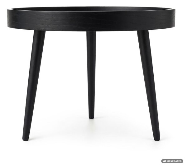 Konferenčný stolík PICCO 40 cm čierny / čierne nohy