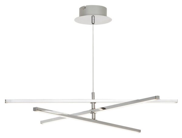 Rabalux LED závesné stropné svietidlo Meredith 1x18W | 1500lm | 4000K - chróm