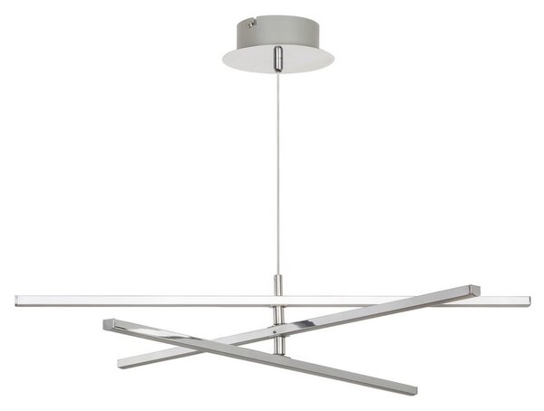 Rabalux LED závesné stropné svietidlo Meredith 1x18W | 1500lm | 4000K - chróm