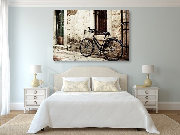 Obraz retro bicykel