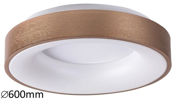 Rabalux LED stropné kruhové svietidlo Carmella 50W | 3400lm | 4000K | IP20 - biela so zlatou