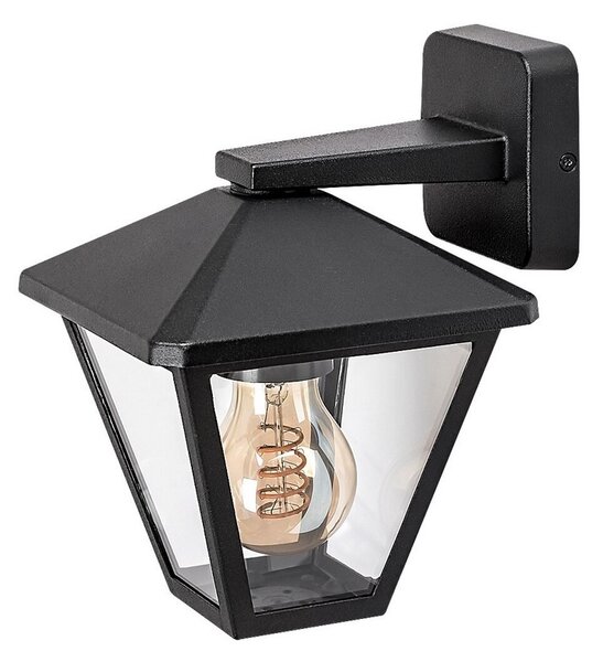 Rabalux Vonkajšie nástenné svietidlo PARAVENTO max. 1x40W | E27 | IP44 - čierna