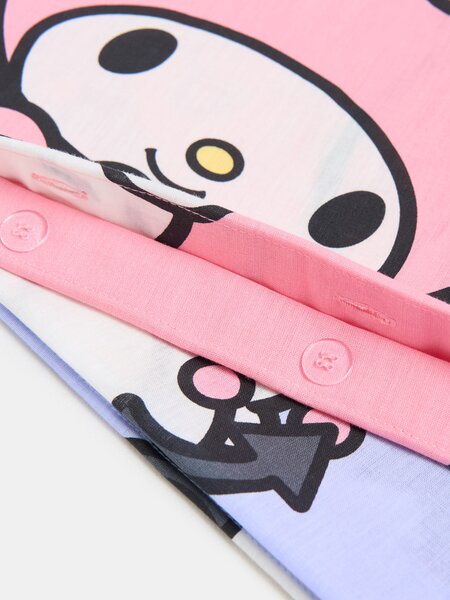 Sinsay - Bavlnené obliečky na vankúš Hello Kitty and Friends 2 pack - viacfarebná