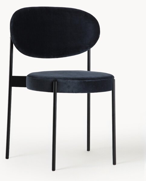 Zamatová stolička's čalúnením Series 430, dizajn Verner Panton