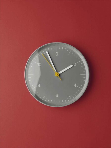 HAY Nástenné hodiny Wall Clock, grey