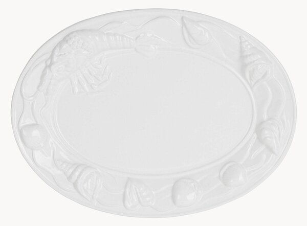 Oválne servírovacie taniere Poisson, 2 ks