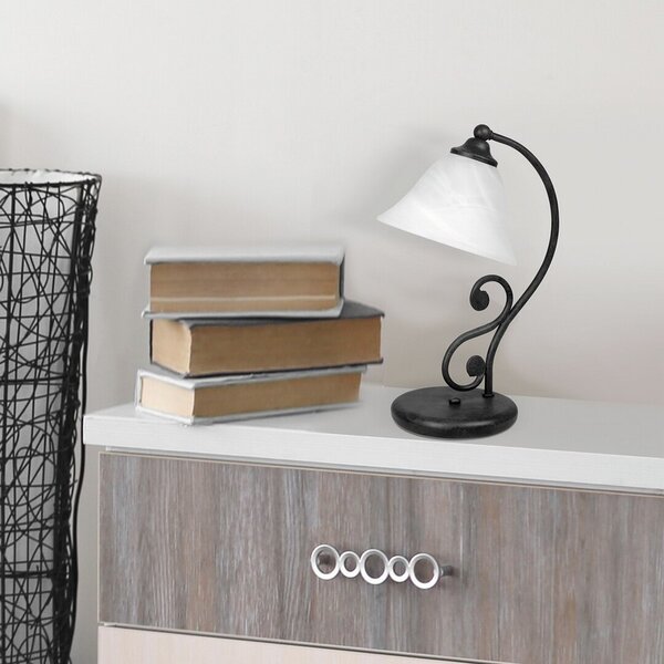 Rabalux DOROTHEA stolná lampa 40W | E14 | IP20 - matná čierna