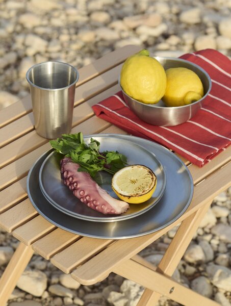 Utierka Outdoor Market Red/Beige Stripes – set 2 ks