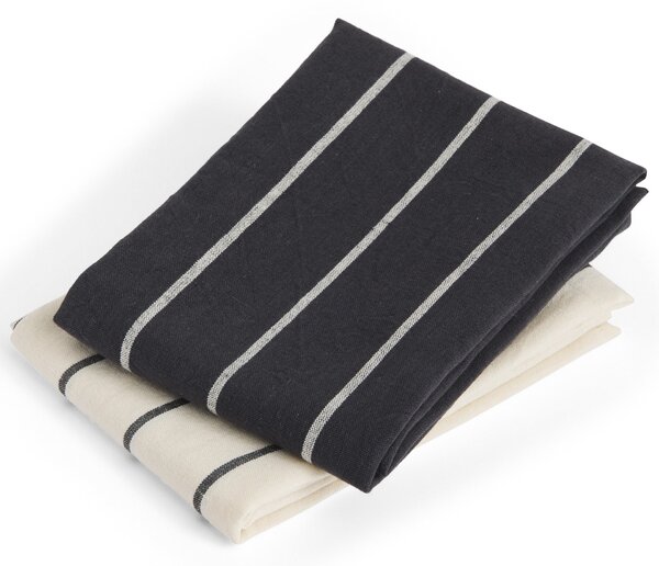Utierka Outdoor Market Black/Beige Stripes – set 2 ks
