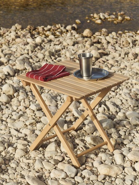 Utierka Outdoor Market Red/Beige Stripes – set 2 ks
