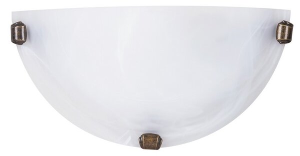 Rabalux ALABASTRO 3003 nástenné svietidlo 1x60W | E27 | IP20 - biely alabaster
