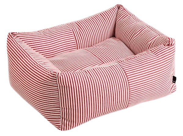 Peleštek pre psov XS Red / White stripes