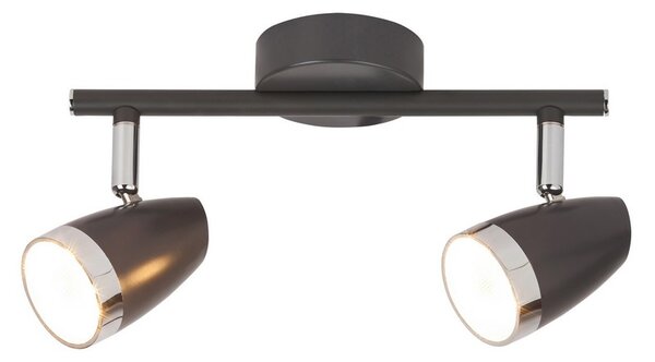 Rabalux KAREN 6513 LED stropné bodové svietidlo 2x4W | 560lm | 3000K | IP20 - čierna