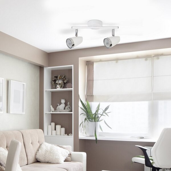 Rabalux KAREN 6667 LED stropné bodové svietidlo 2x4W | 560lm | 3000K | IP20 - biela