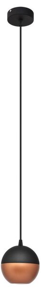 Helam LED Luster na lanku MIDWAY 1xGU10/6,5W/230V čierna/medená HE1583 + záruka 3 roky zadarmo