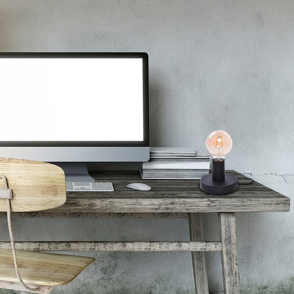 Rabalux BOWIE stolná lampa 60W | E27 | IP20 - čierna