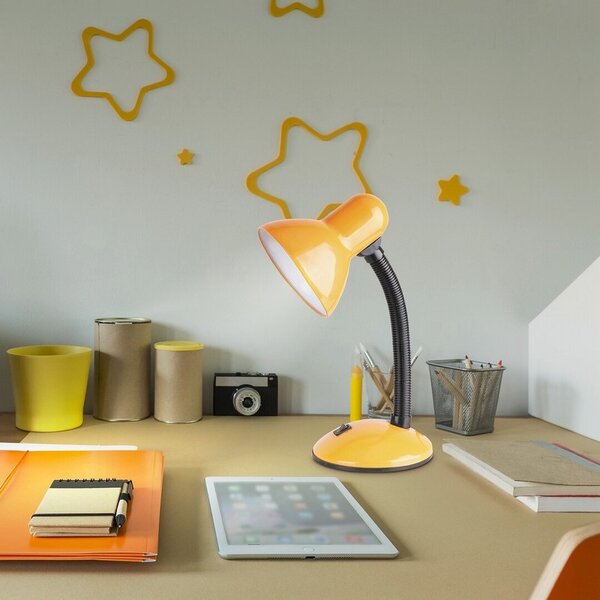Rabalux DYLAN stolná lampa 40W | E27 | IP20 - oranžová