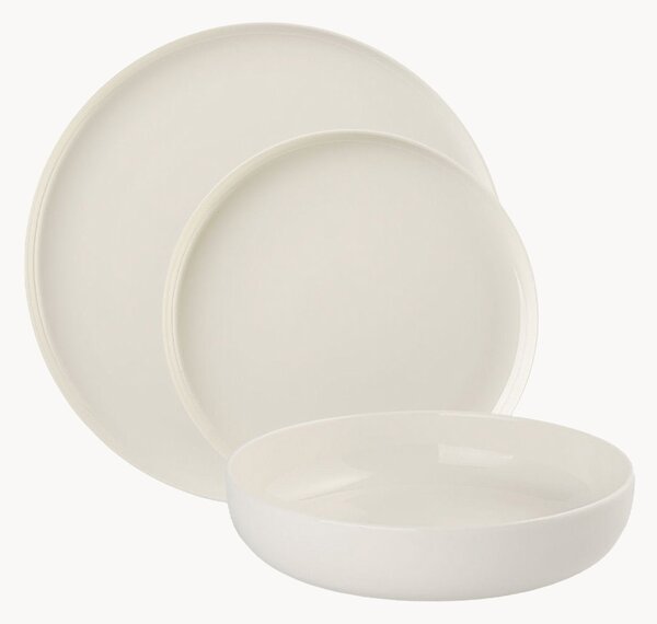 Porcelánová súprava riadu Flow, 6 osôb, 18 ks