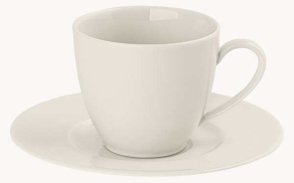 Porcelánové šálky's podšálkami Modern, 6 ks