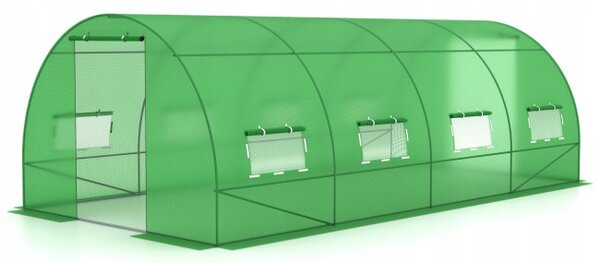 Záhradný fóliovník AUREA zelený 3x6 m
