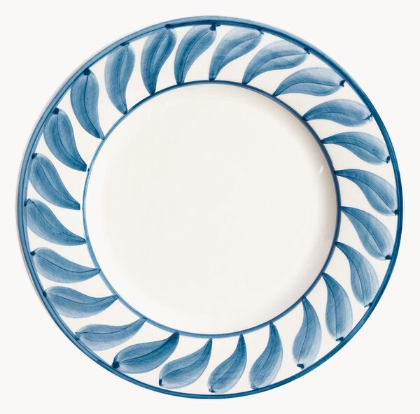 Ručne maľovaný plytký tanier Swirl