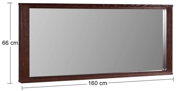 Zrkadlo na stenu Remi 160 - drevo D16