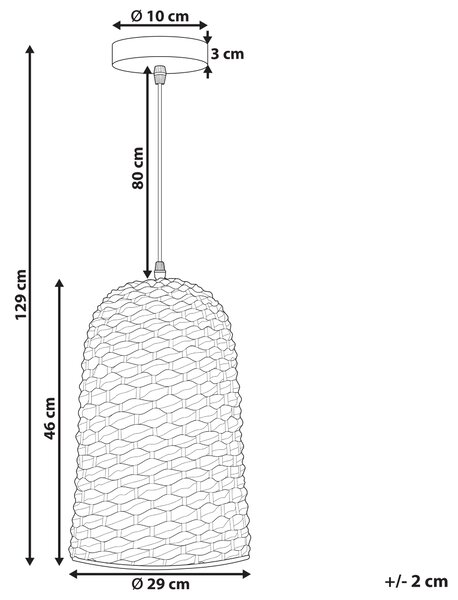 Závesná lampa svetlé drevo bambusové drevo prútené tienidlo boho dizajn osvetlenie do interiéru