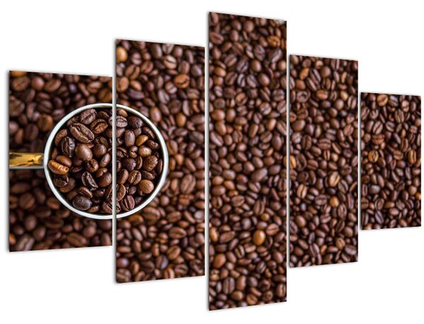 Obraz - kávové zrná (150x105 cm)