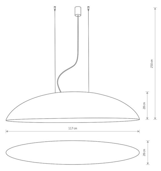 Závesné svietidlo Nowodvorski CANOE WHITE 7927