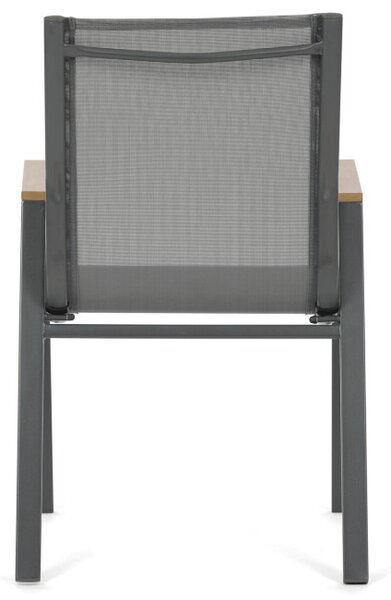 Záhradná stolička sivá AZC-S1050 GREY