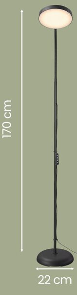 LED stojacia lampa so stmievaním a flexibilným ramenom LFLB35017BD02